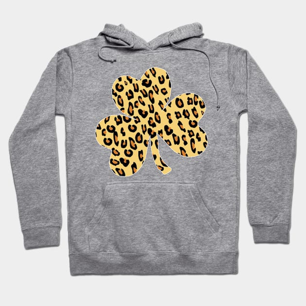 shamrock leopard Hoodie by Kaleidoart